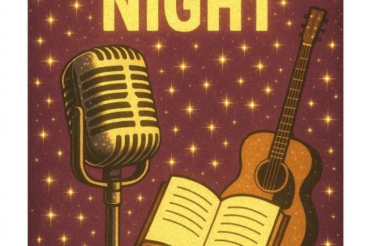 Open Mic Night August 30th at 6:30pm