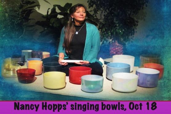 Nancy Hopps and her Singing Bowls